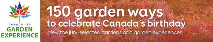 150 garden ways to celebrate canada's birthday. . view the jury-selected gardens and garden experiences